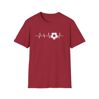 Soccer Heartbeat Gildan Softstyle Tee