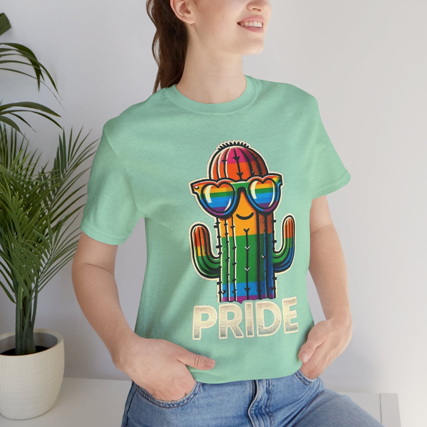 Pride Cactus Unisex Jersey Tee