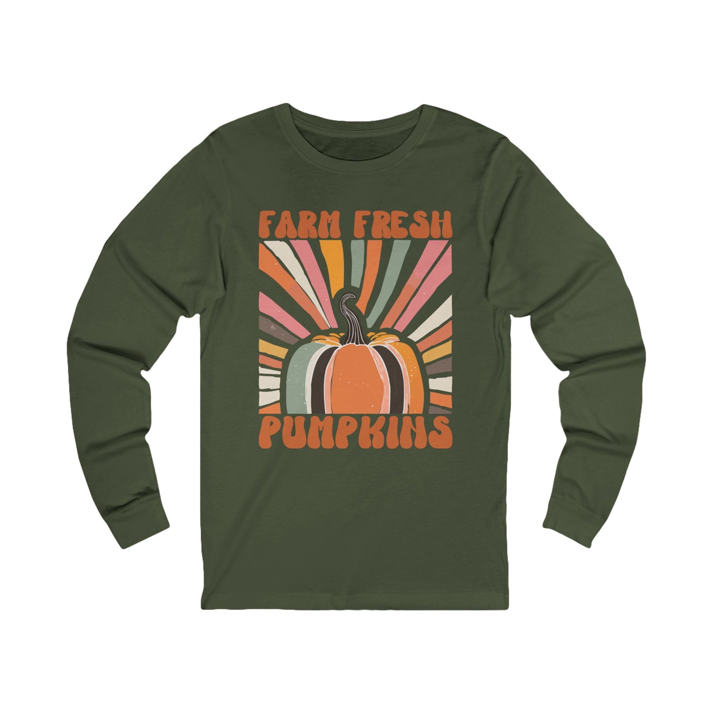 Farm Fresh Pumpkins Long Sleeve Tee