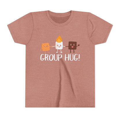 Youth Short Sleeve Tee, Smores Group Hug Tee