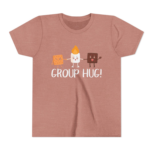 Youth Short Sleeve Tee, Smores Group Hug Tee
