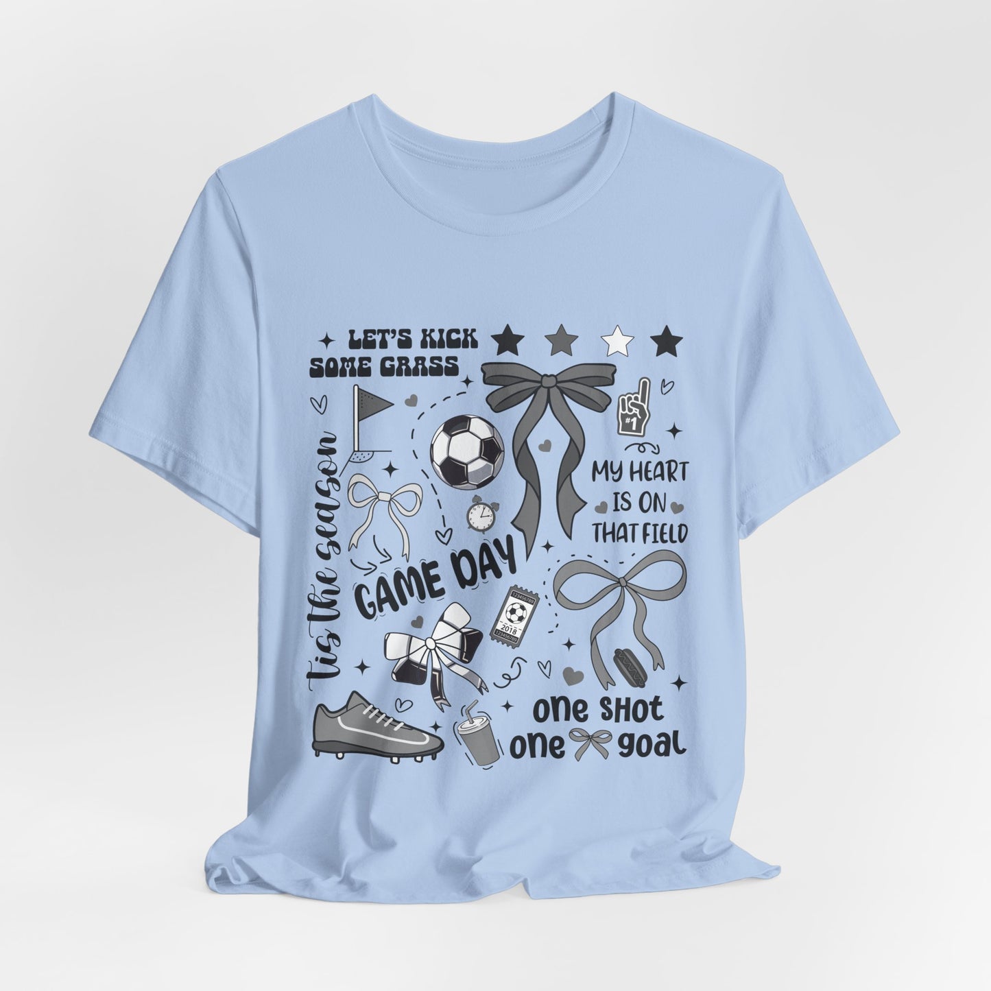 Soccer Game Day Collage Bella Canvas Tee