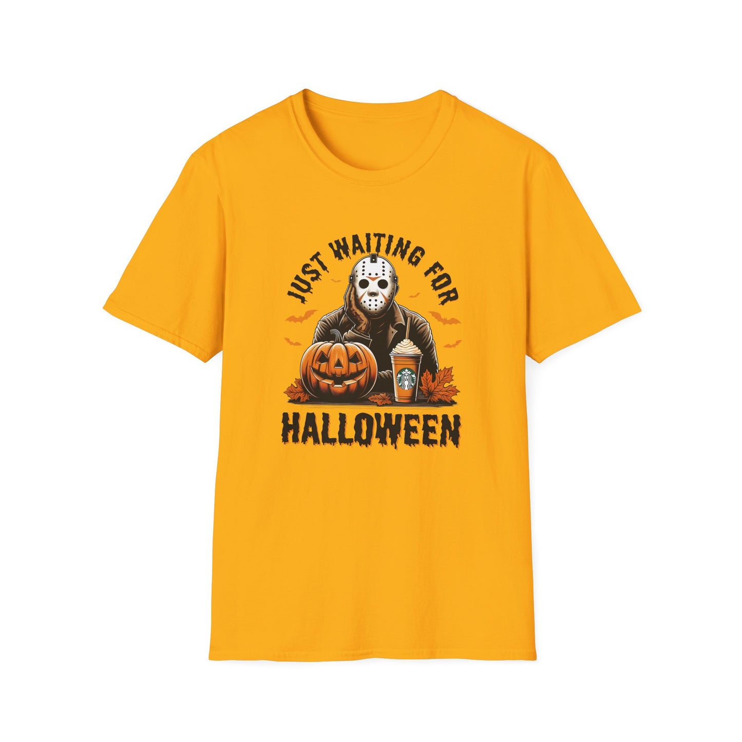 Just Waiting for Halloween Movie Graphic Tee, Unisex Softstyle T-Shirt