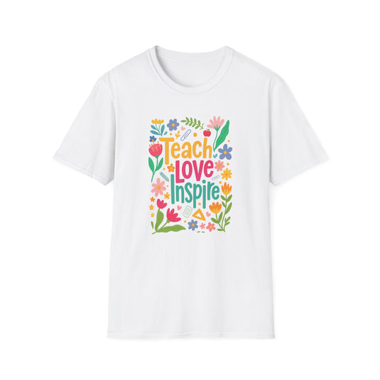 Teach Love Inspire Gildan Softstyle Tshirt