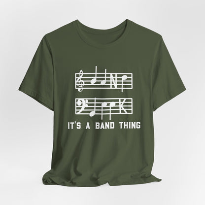 Band Geek White Graphic Bella Canvas Tee shirt