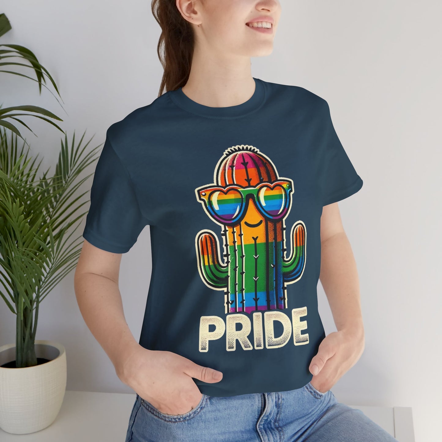 Pride Cactus Unisex Jersey Tee