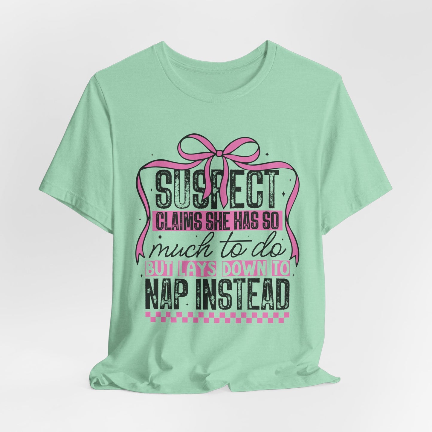 Funny Nap Instead Tee, Unisex Jersey Short Sleeve Shirt