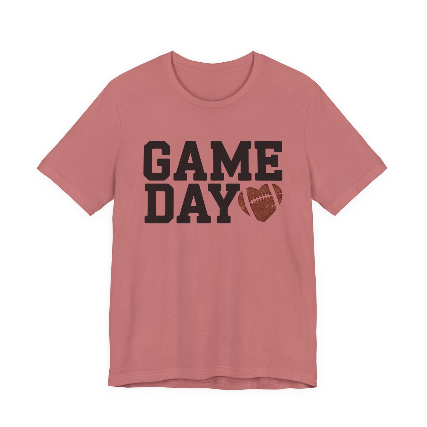 Game Day Football Heart Unisex Tee