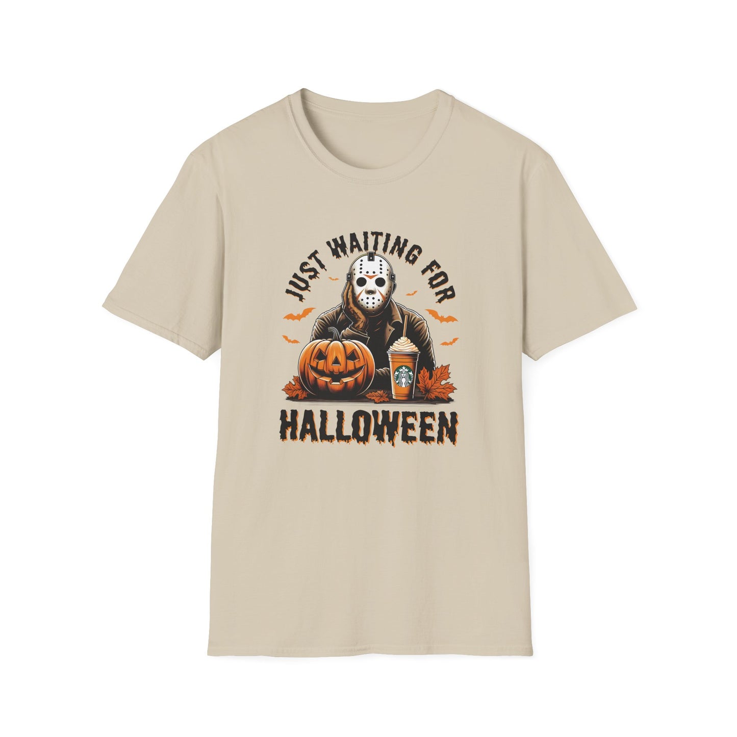 Just Waiting for Halloween Movie Graphic Tee, Unisex Softstyle T-Shirt