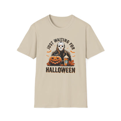 Just Waiting for Halloween Movie Graphic Tee, Unisex Softstyle T-Shirt