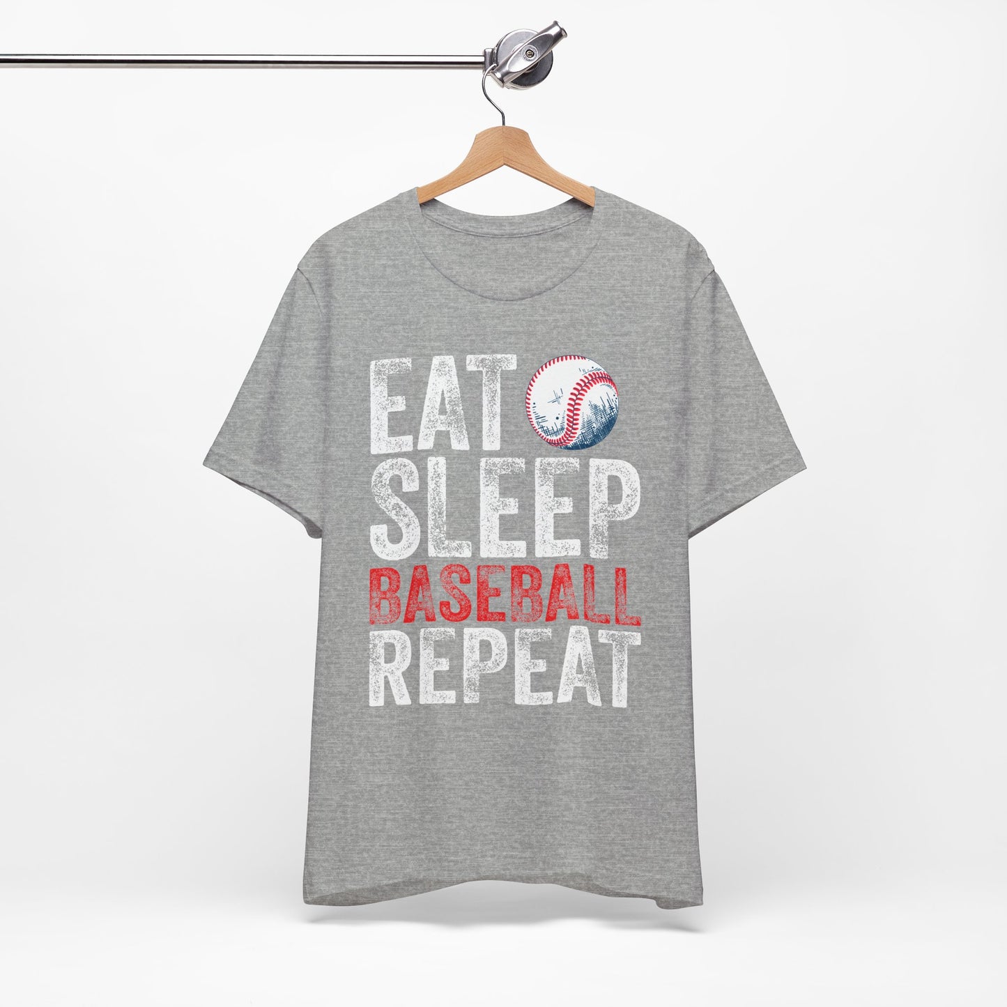 Eat Sleep Baseball Repeat Unisex Tee