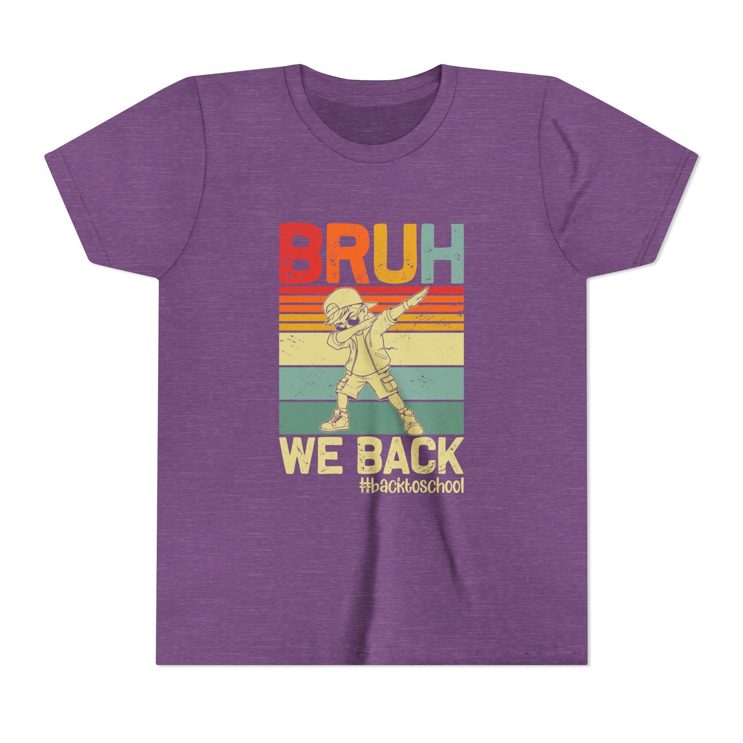 Retro Youth Tee - 'BRUH WE BACK' 80s Inspired Back to School