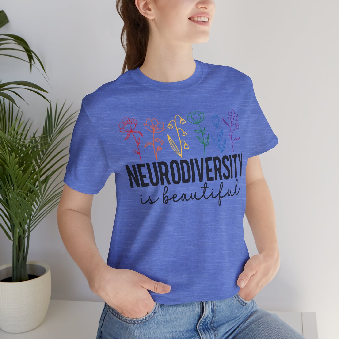 Neurodiversity is Beautiful Tee - Unisex Short Sleeve T-Shirt