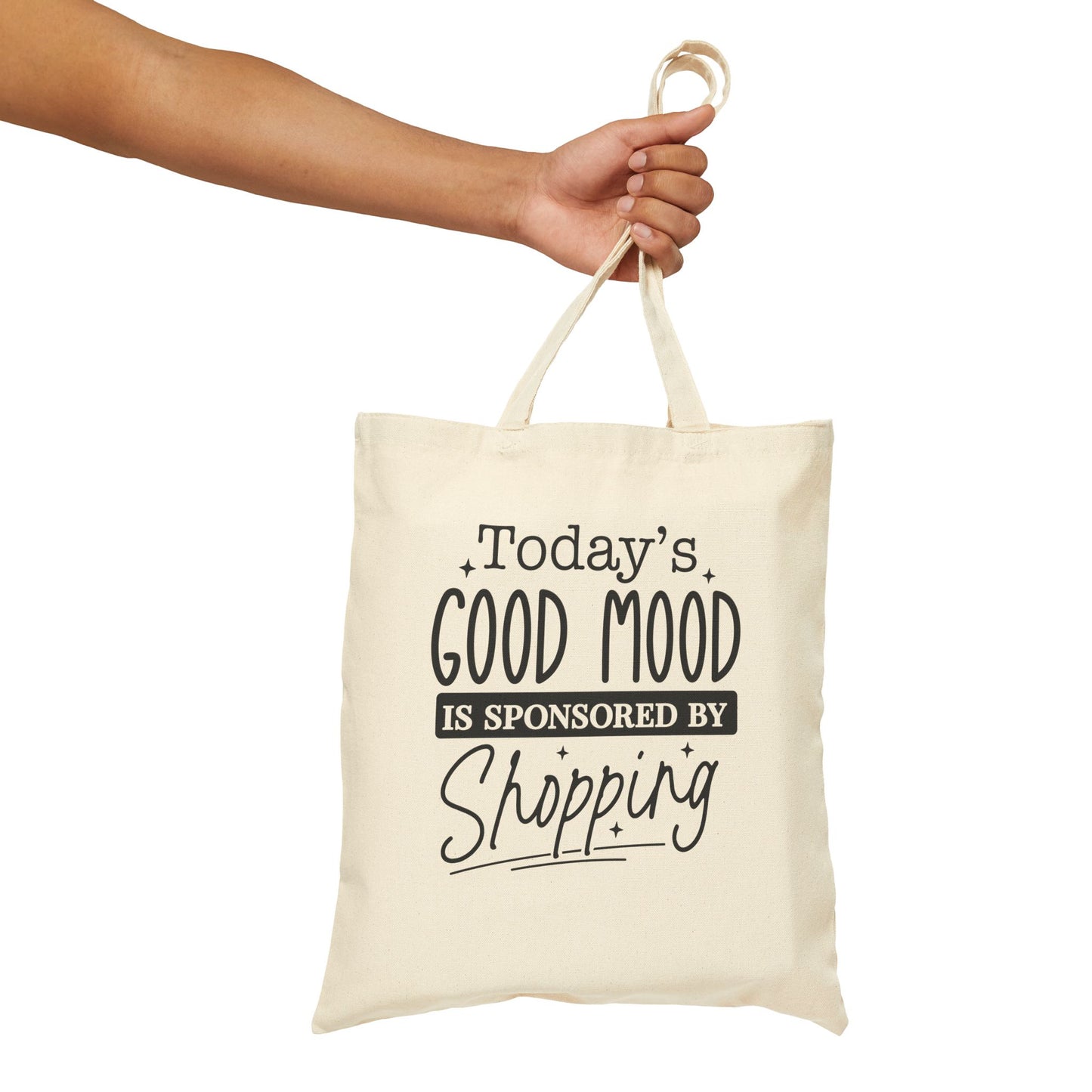 Shopping Mood Canvas Tote Bag