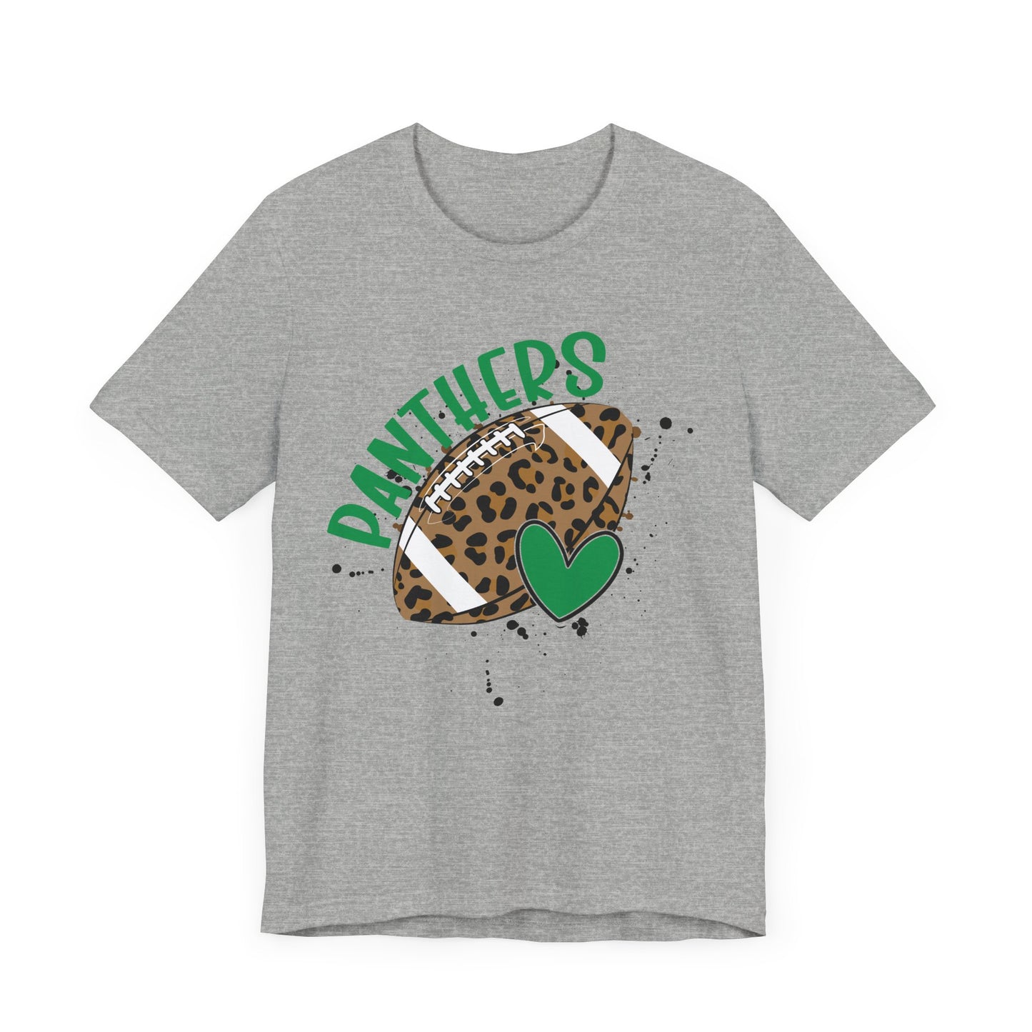 PANTHERS Spirit Unisex Tee - Leopard Football Design