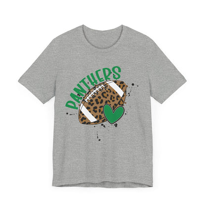 PANTHERS Spirit Unisex Tee - Leopard Football Design