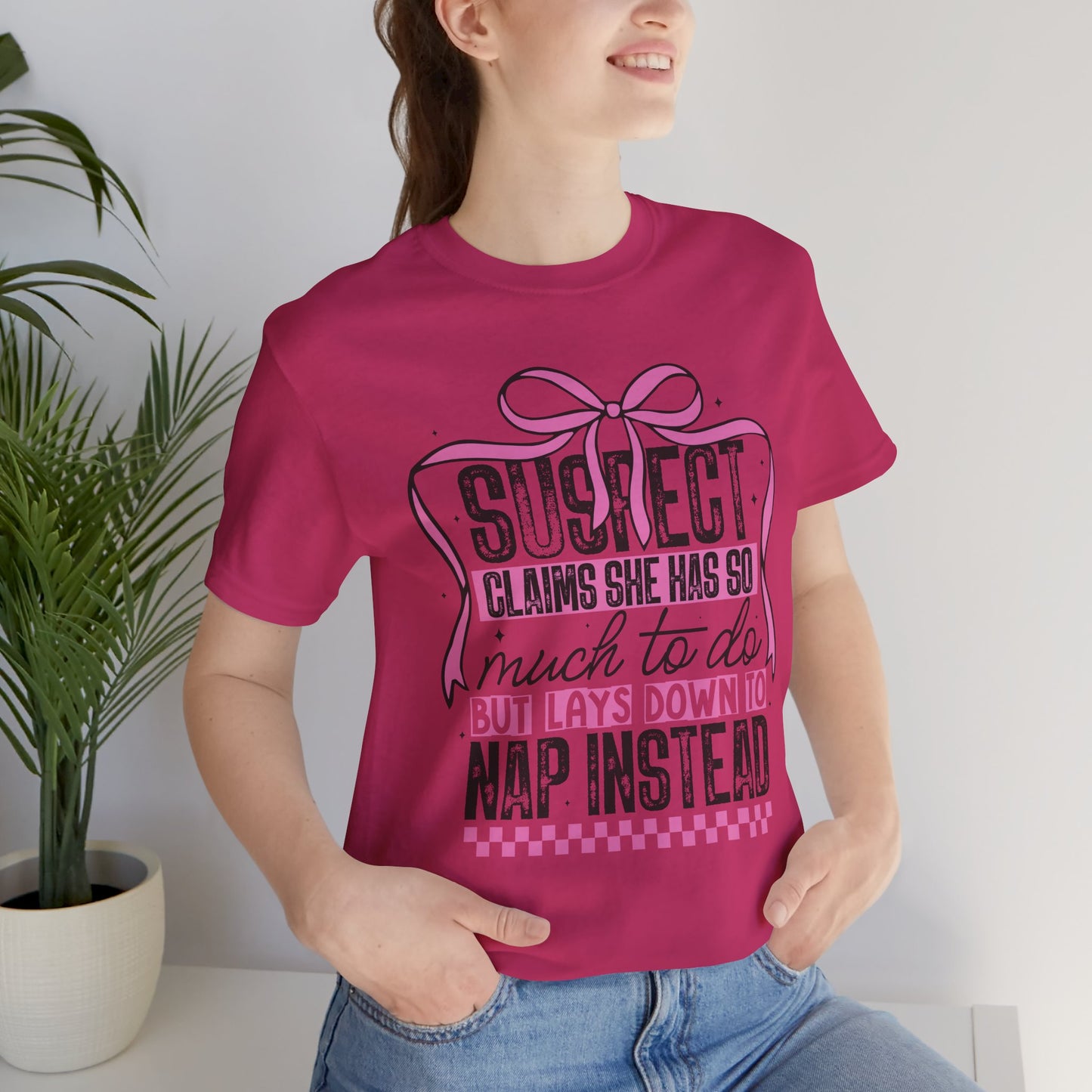 Funny Nap Instead Tee, Unisex Jersey Short Sleeve Shirt