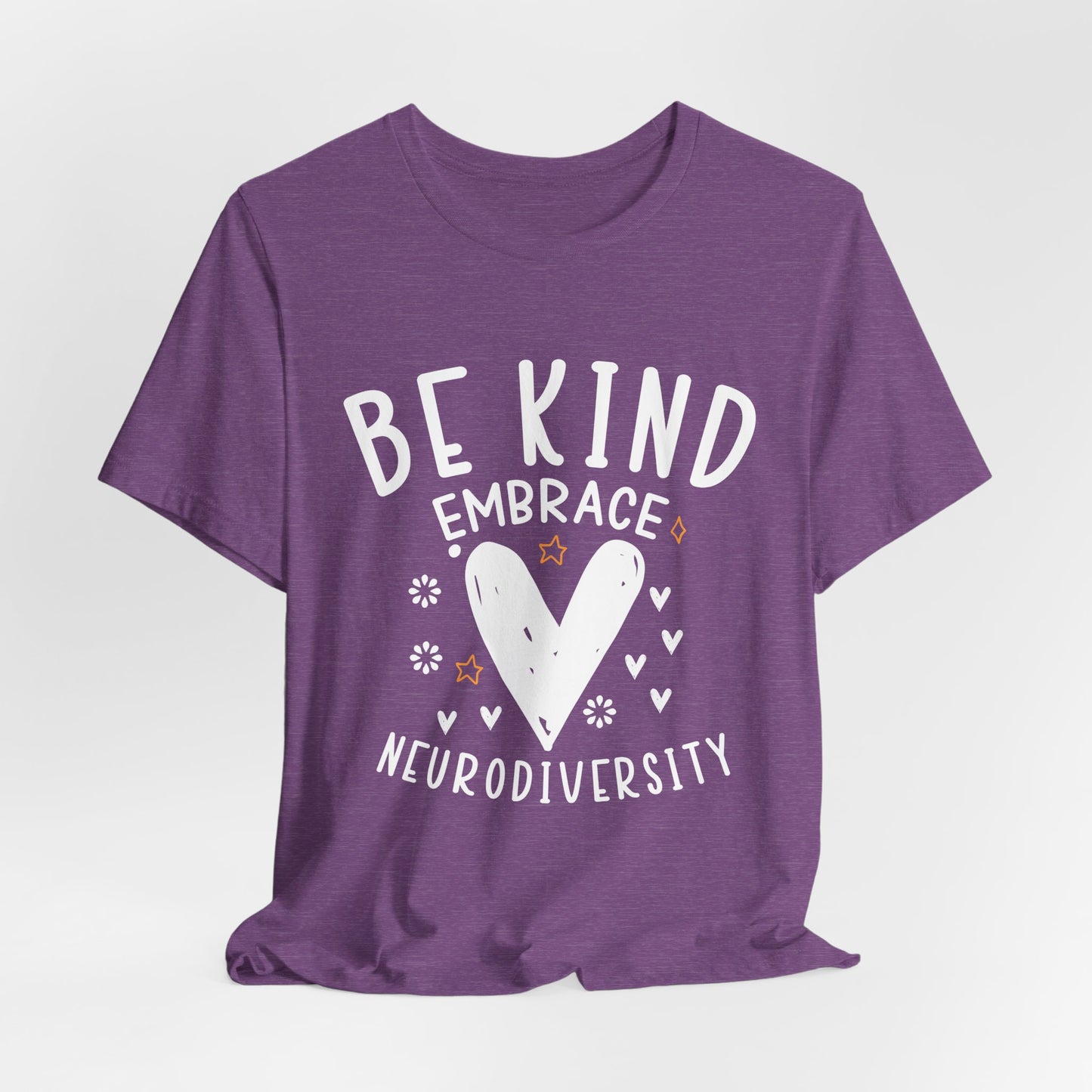 Be Kind Neurodiversity Tee - Unisex Short Sleeve Shirt