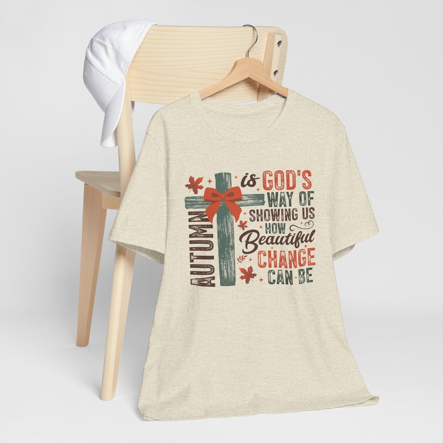 Autumn Faith Unisex Tee - God's Way Showcasing Beautiful Change