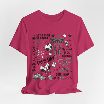 Soccer Game Day Collage Bella Canvas Tee