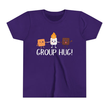 Youth Short Sleeve Tee, Smores Group Hug Tee