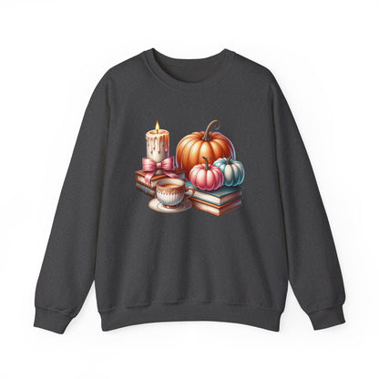Candle Cozy Pumpkin Fall Gildan crewneck sweatshirt
