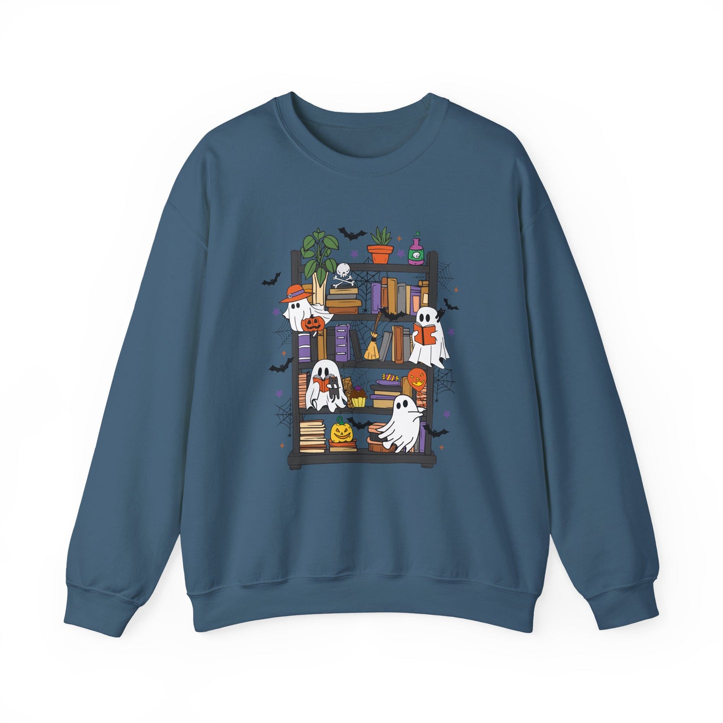 Ghost Library Gildan Crewneck Sweatshirt