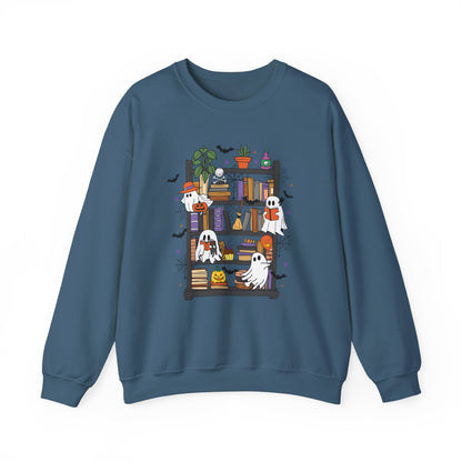 Ghost Library Gildan Crewneck Sweatshirt