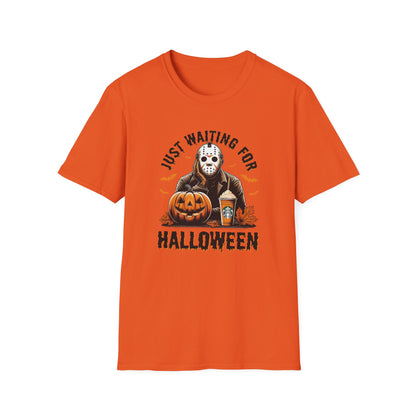 Just Waiting for Halloween Movie Graphic Tee, Unisex Softstyle T-Shirt