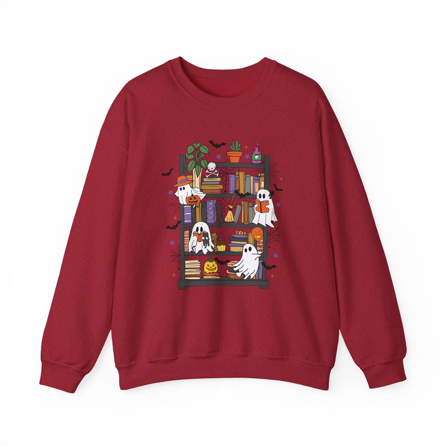 Ghost Library Gildan Crewneck Sweatshirt