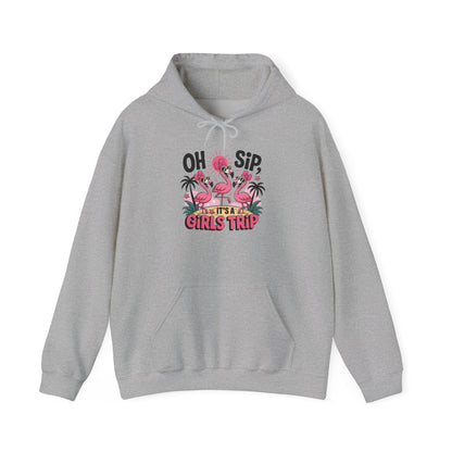 Flamingo Girls Trip Gildan Hoodie