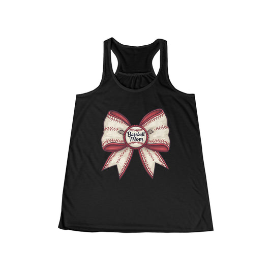 Baseball Mom Racerback Tank, Sports Apparel, Mother's Day Gift, Summer Wear, Mom's Night Out, Team Spirit Shirt, Casual Activewear