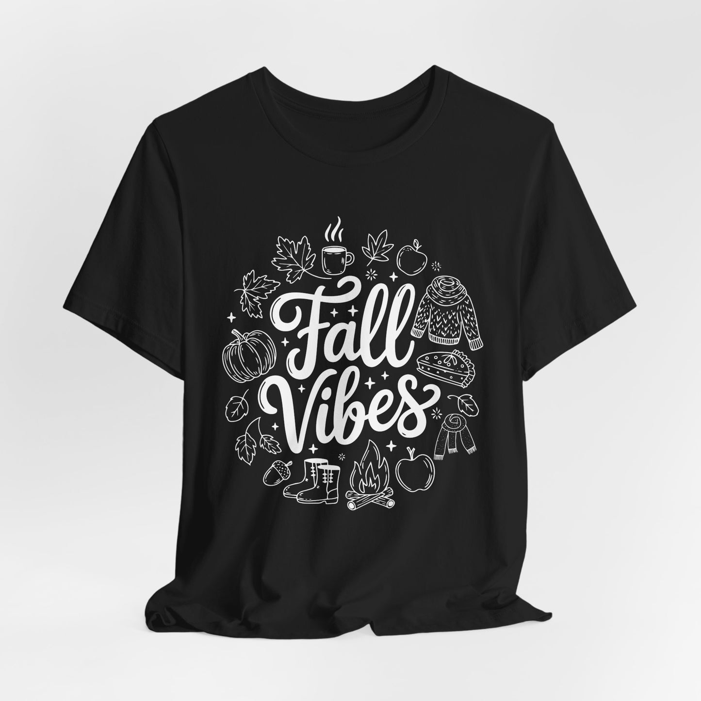 Fall Vibes Unisex Tee - Cozy Autumn T-shirt
