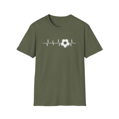 Soccer Heartbeat Gildan Softstyle Tee