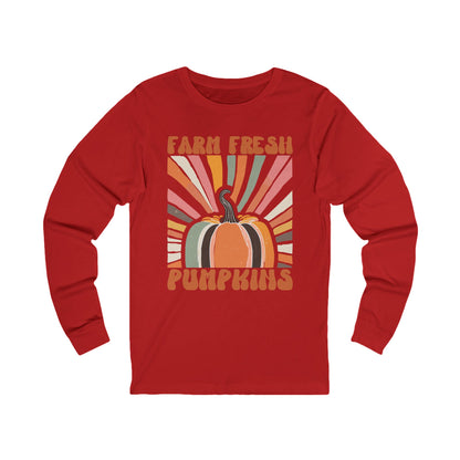 Farm Fresh Pumpkins Long Sleeve Tee