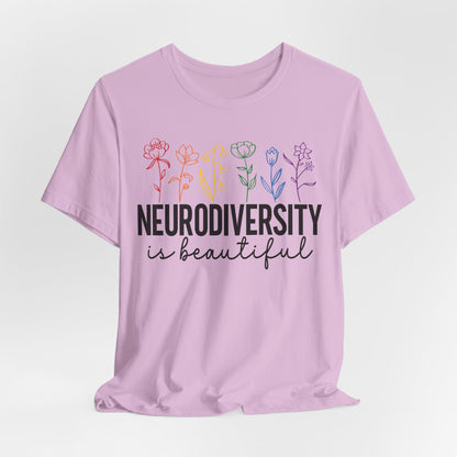Neurodiversity is Beautiful Tee - Unisex Short Sleeve T-Shirt