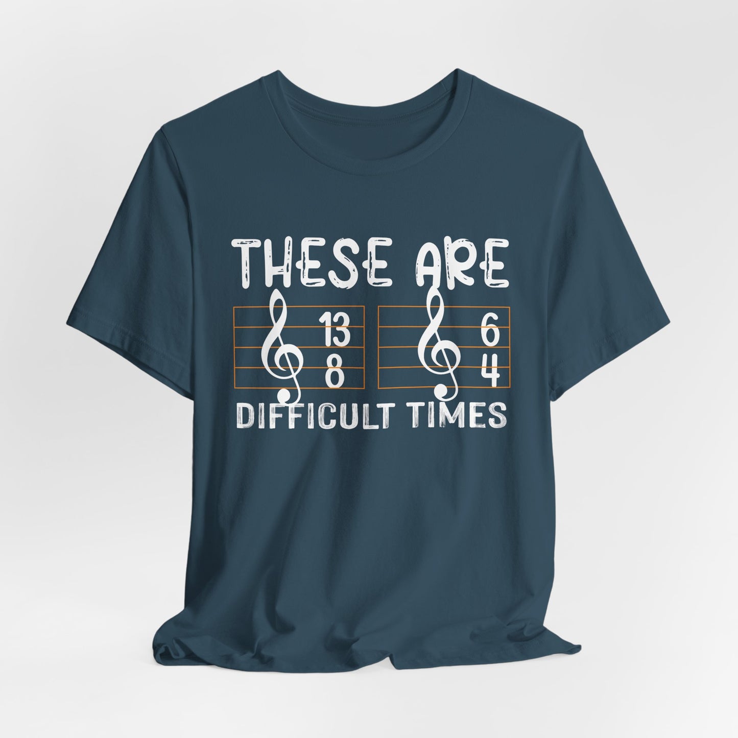 Music-Inspired Jersey Tee - "These Are Difficult Times" Unisex Short Sleeve Shirt, Gift for Musicians, Thoughtful Quote Tee, Casual [...]