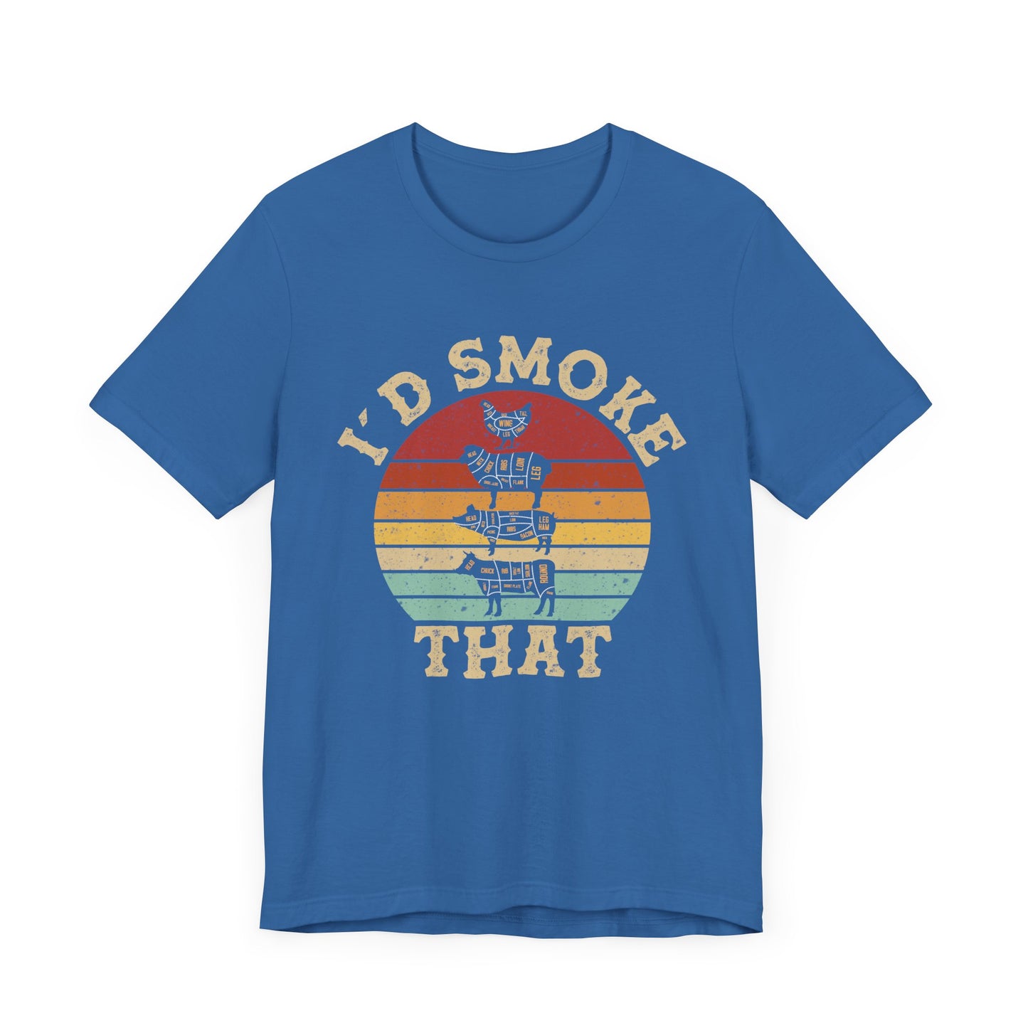 I’d Smoke That Unisex Short Sleeve Tee - Retro Vibe T-Shirt for Casual Wear