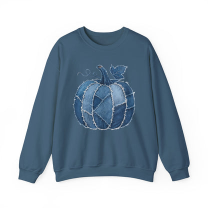 Denim Pumpkin Gildan Crewneck