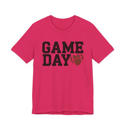 Game Day Football Heart Unisex Tee