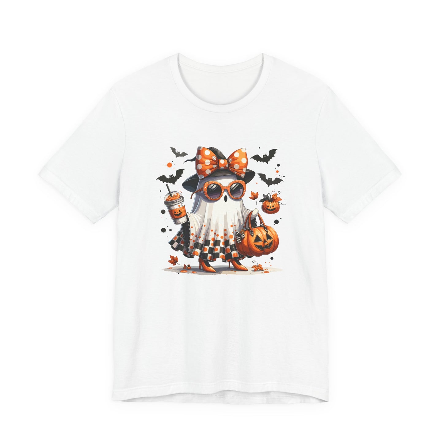 Halloween Ghost Short Sleeve Tee
