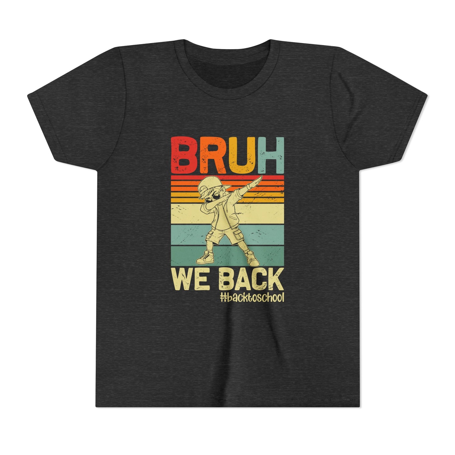 Retro Youth Tee - 'BRUH WE BACK' 80s Inspired Back to School