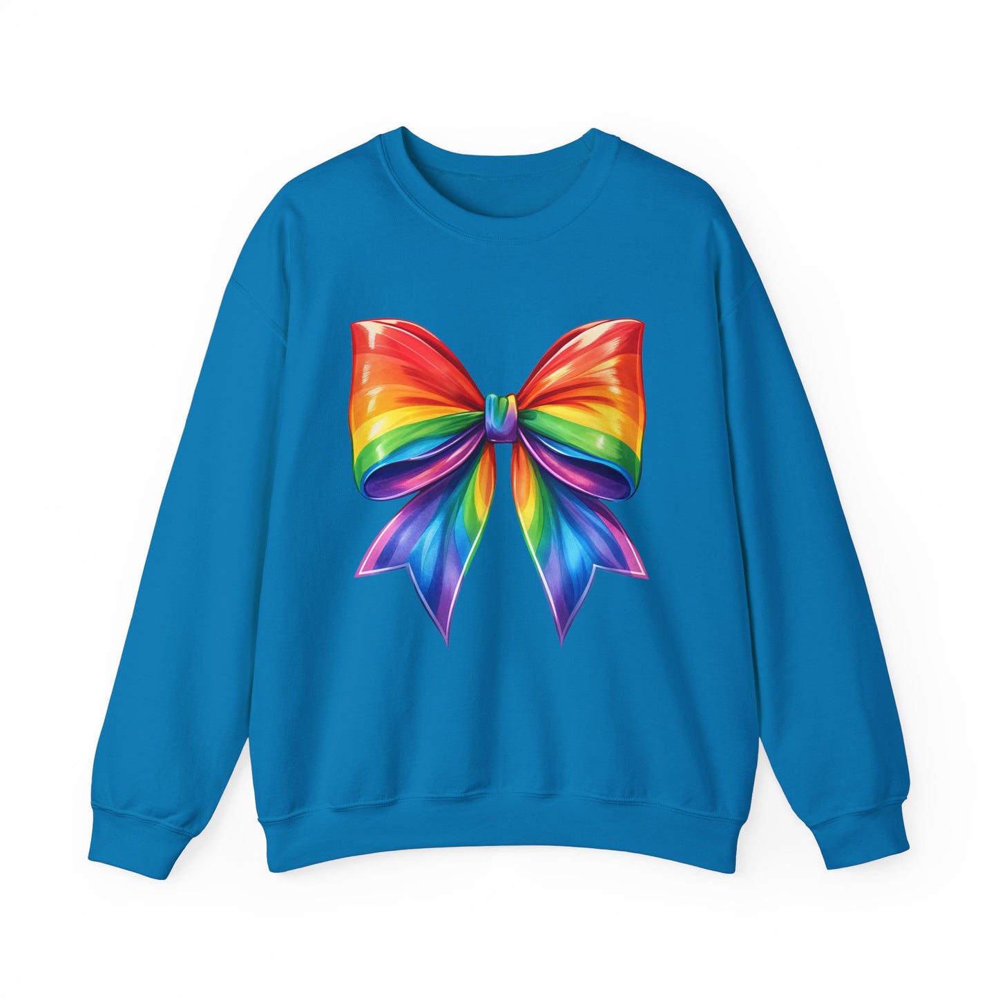 Pride Rainbow Bow Unisex Crewneck Sweatshirt