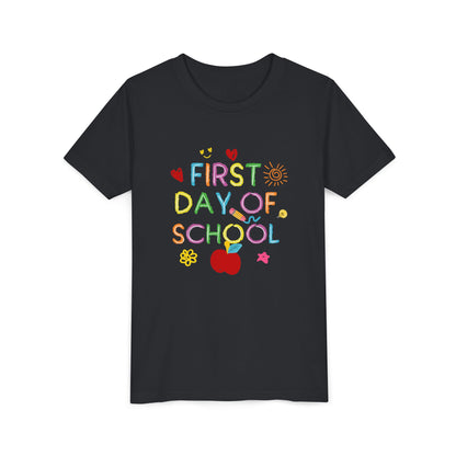 Back to School Youth Tee, First Day of School Shirt