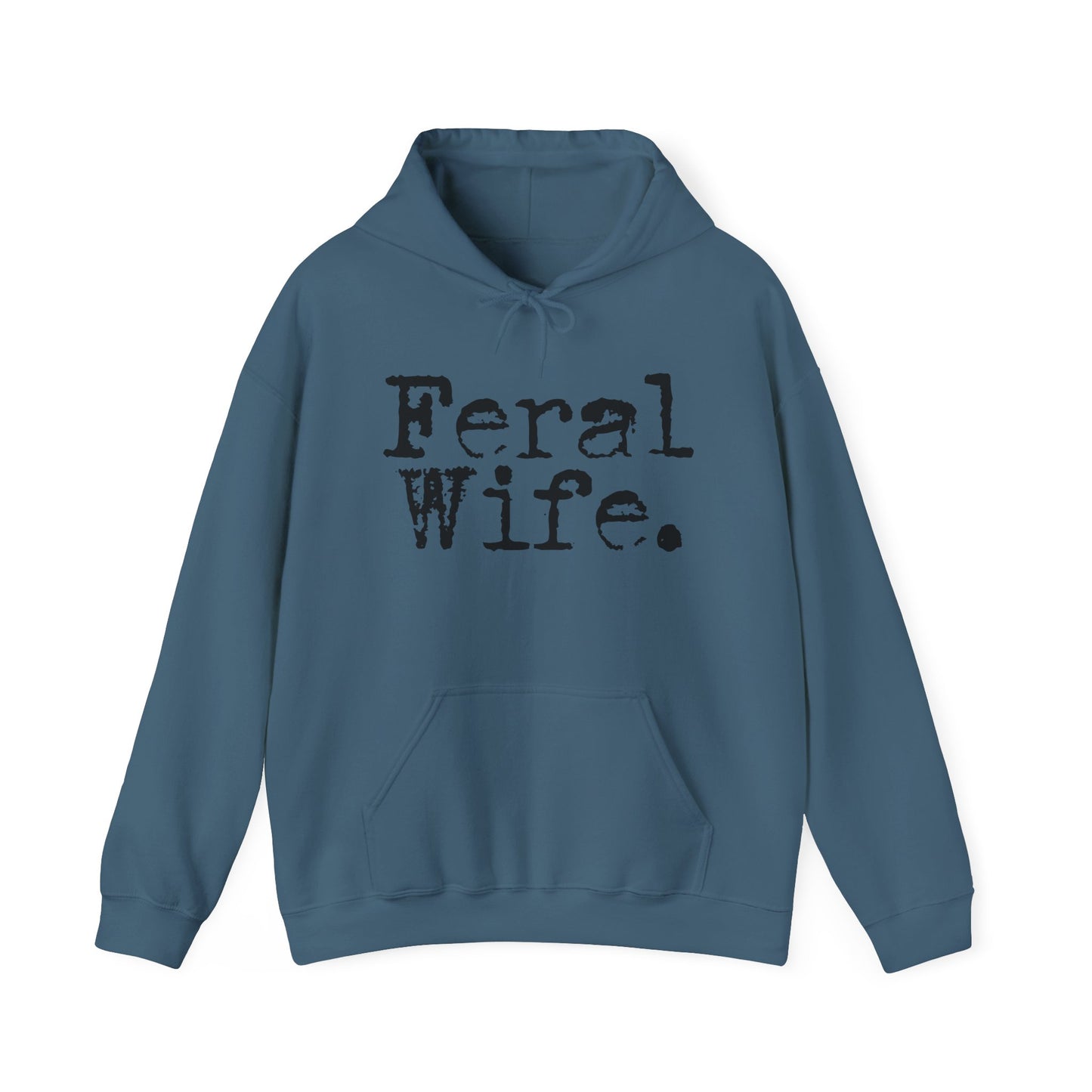 Feral Wife Hoodie - Unisex Heavy Blend™ Sweatshirt for Casual Style