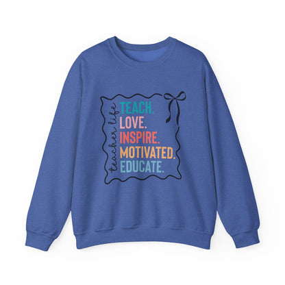 Teach Love Inspire Gildan Crewneck Sweatshirt