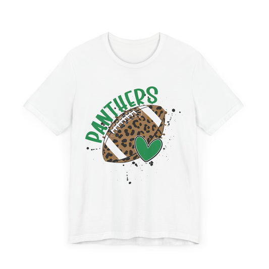 PANTHERS Spirit Unisex Tee - Leopard Football Design