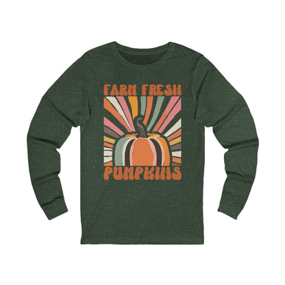 Farm Fresh Pumpkins Long Sleeve Tee