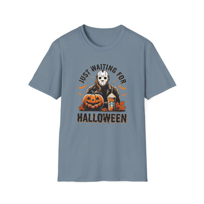Just Waiting for Halloween Movie Graphic Tee, Unisex Softstyle T-Shirt