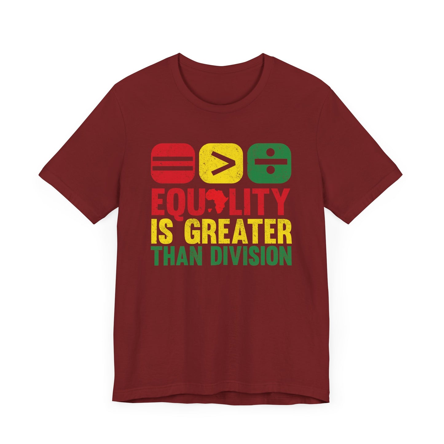 Equality is Greater Unisex Tee, Activism Shirt, Social Justice Apparel, Gift for Activists, Equality T-Shirt, Unisex Equality Top